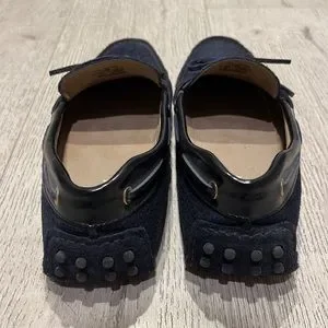 Zara Navy Blue Driving Shoes size 42 Zara Driving Shoes Men main image 4